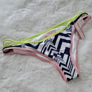 NWT Victoria's Secret strappy bikini bottom, sz M
